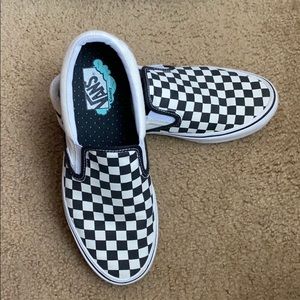 Men’s Vans Checker Slip ons